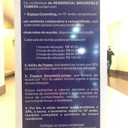Flat No Brookfield Towers 27º Andar Apartment Goiânia Exterior photo
